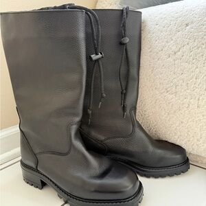 L.L Bean Black Leather Boots